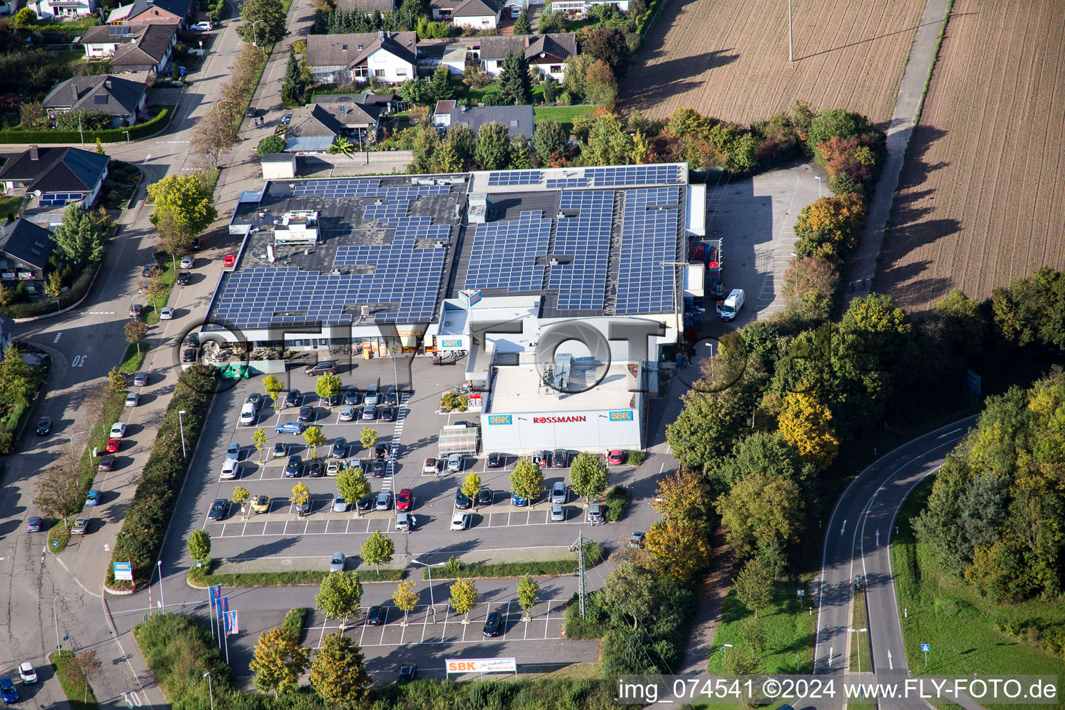 Vue aérienne de SBK à Kandel dans le département Rhénanie-Palatinat, Allemagne