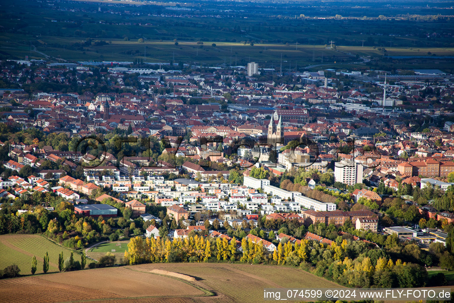 Photographie aérienne de Landau du sud à Landau in der Pfalz dans le département Rhénanie-Palatinat, Allemagne