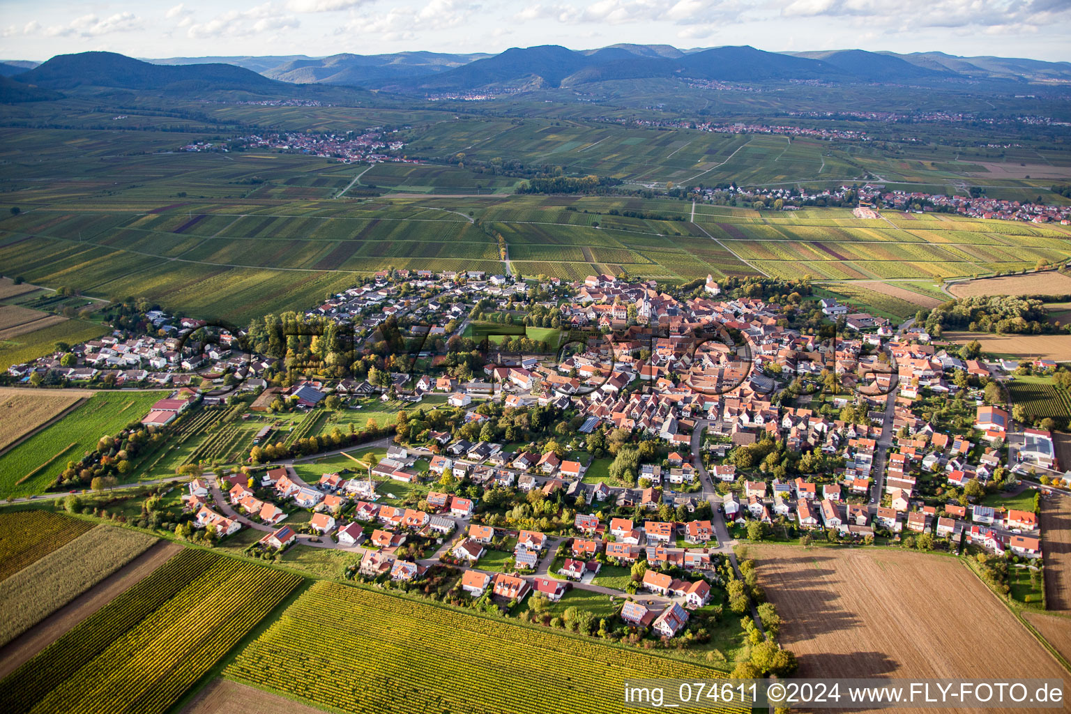 Quartier Mörzheim in Landau in der Pfalz dans le département Rhénanie-Palatinat, Allemagne hors des airs