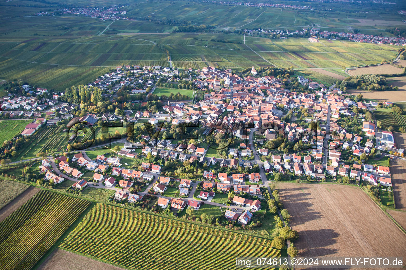 Quartier Mörzheim in Landau in der Pfalz dans le département Rhénanie-Palatinat, Allemagne vue d'en haut