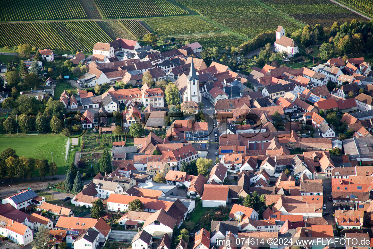 Quartier Mörzheim in Landau in der Pfalz dans le département Rhénanie-Palatinat, Allemagne depuis l'avion