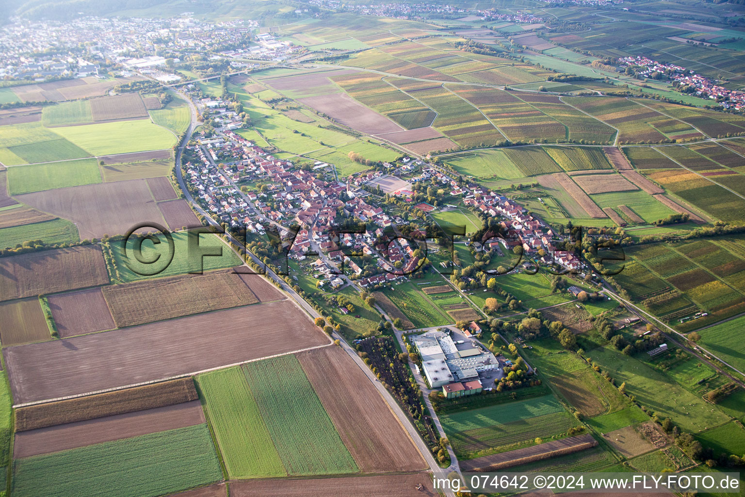 Photographie aérienne de Quartier Kapellen in Kapellen-Drusweiler dans le département Rhénanie-Palatinat, Allemagne