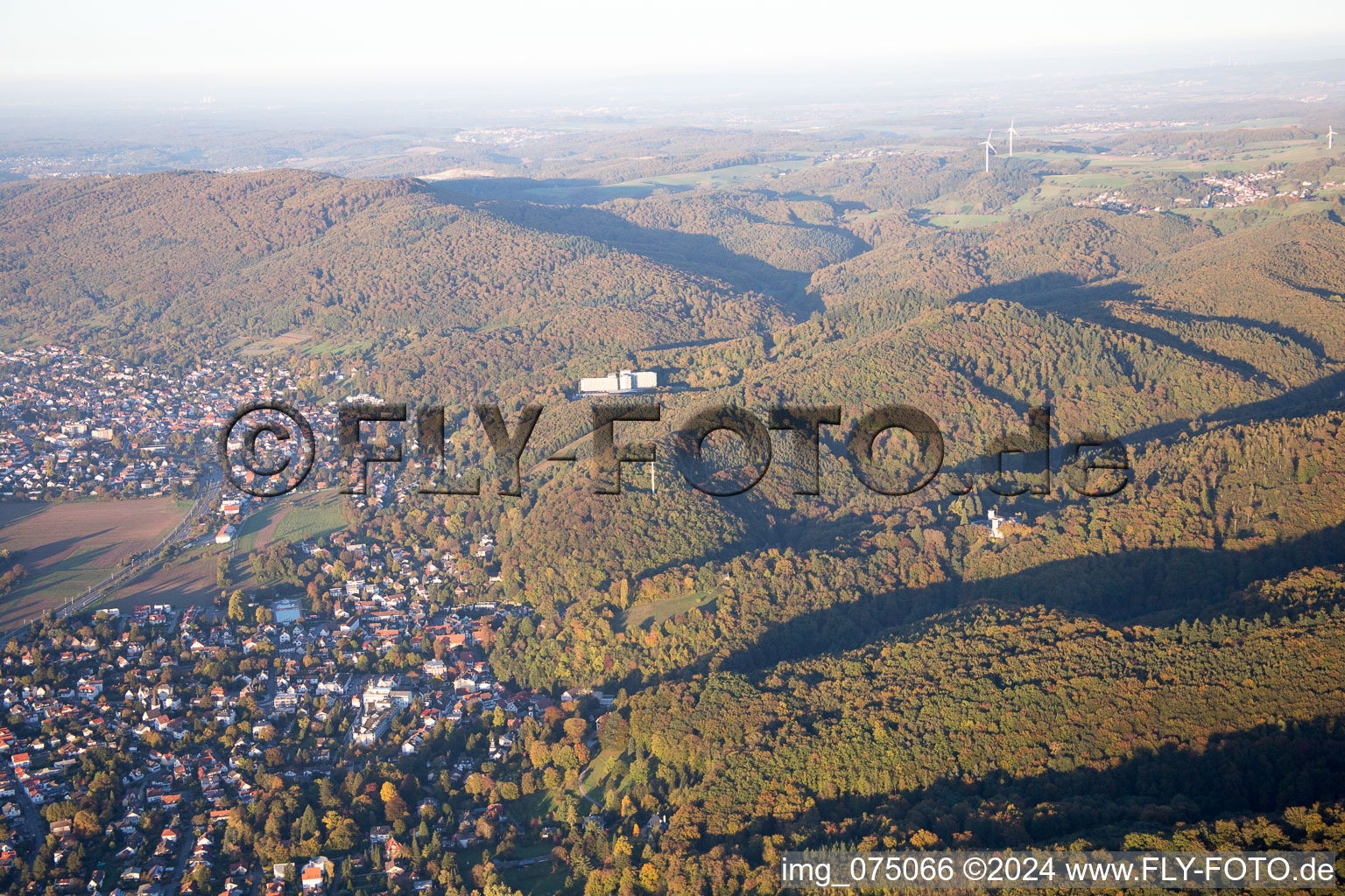 Vue aérienne de Périphéries et zones résidentielles périphériques à le quartier Alsbach in Alsbach-Hähnlein dans le département Hesse, Allemagne