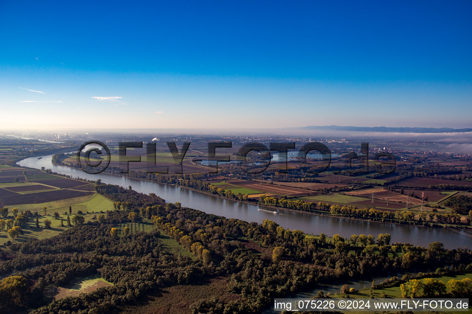 Vue aérienne de Lac d'Argent à le quartier Roxheim in Bobenheim-Roxheim dans le département Rhénanie-Palatinat, Allemagne