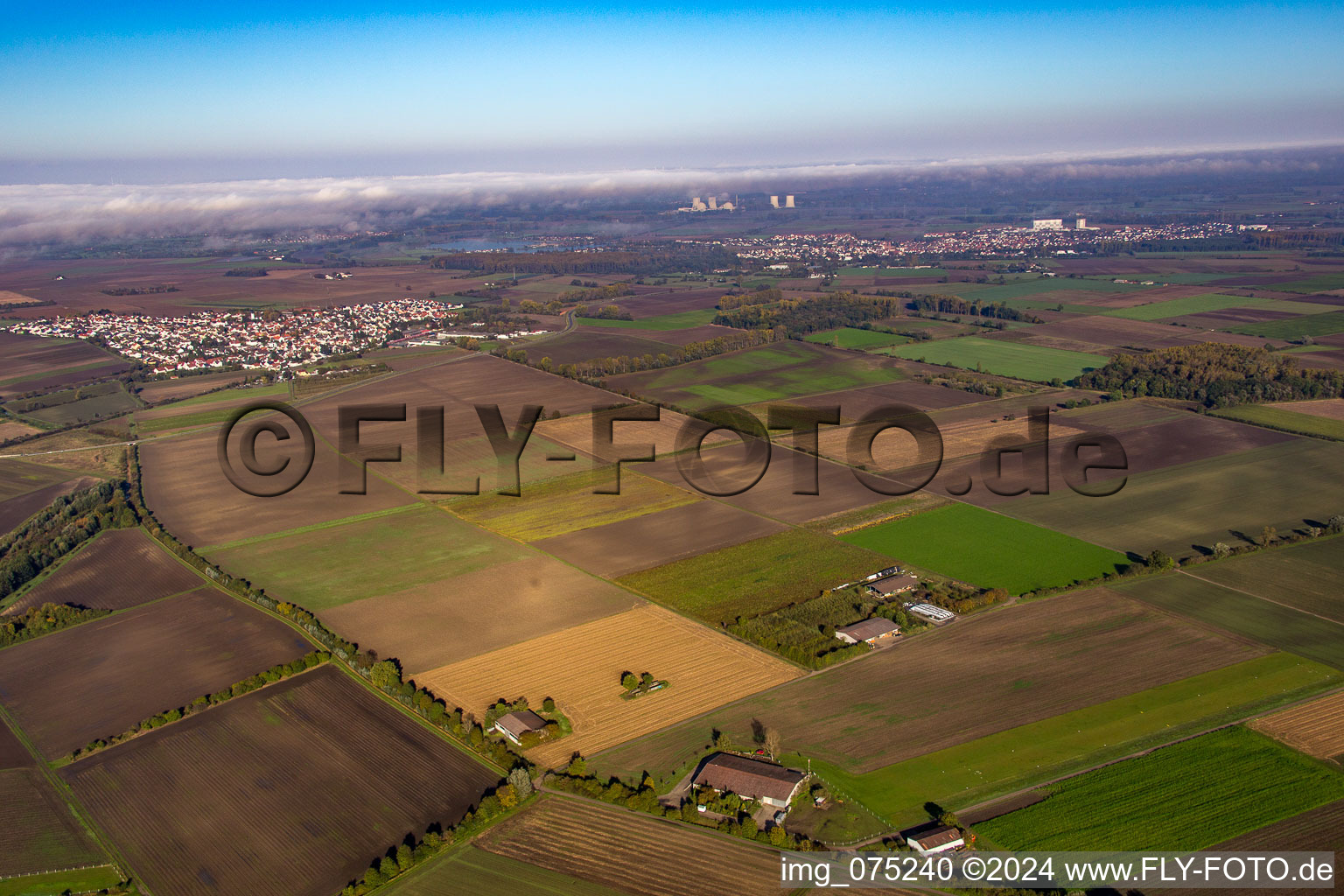 Bürstadt dans le département Hesse, Allemagne d'en haut