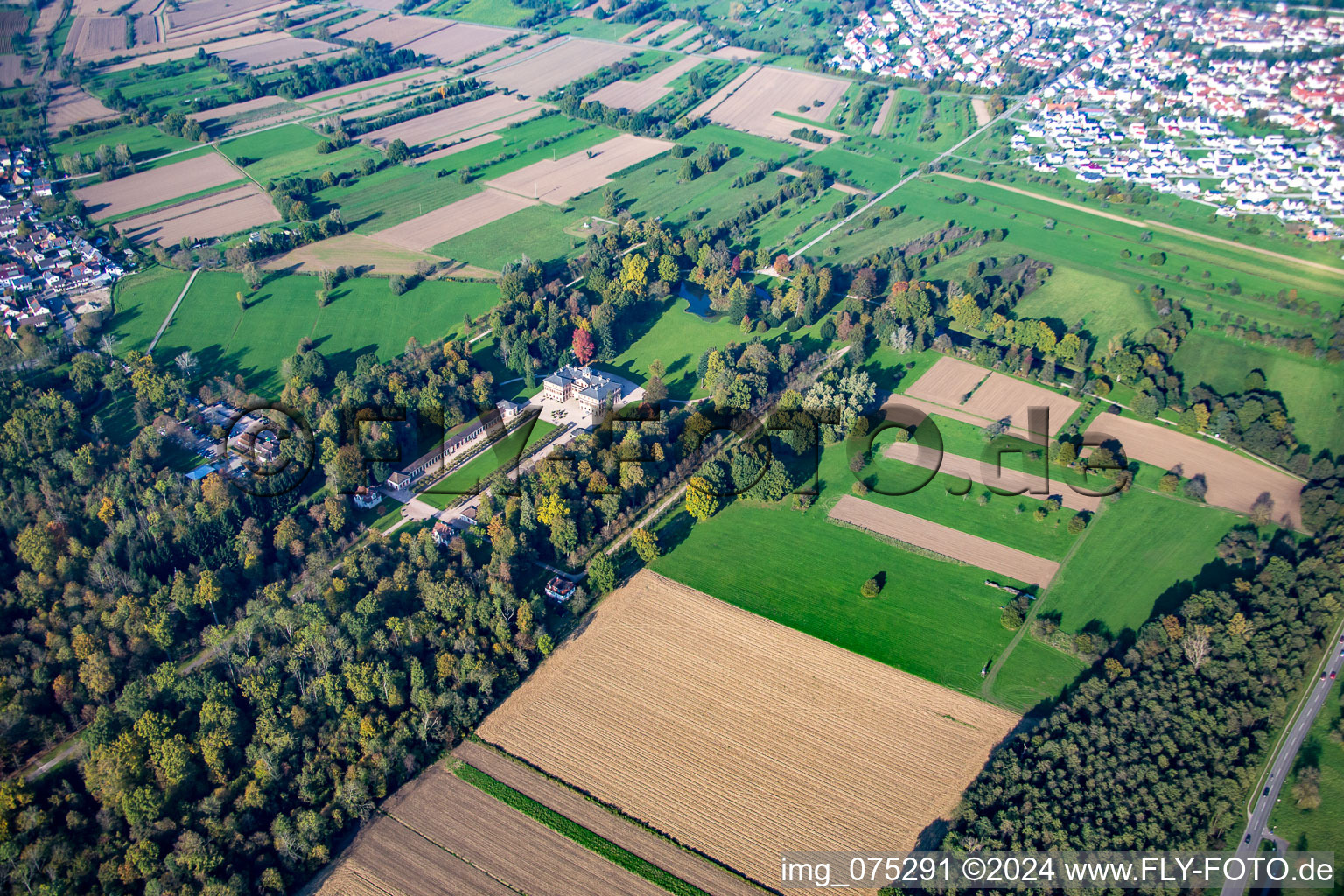 Vue aérienne de Quartier Förch in Rastatt dans le département Bade-Wurtemberg, Allemagne