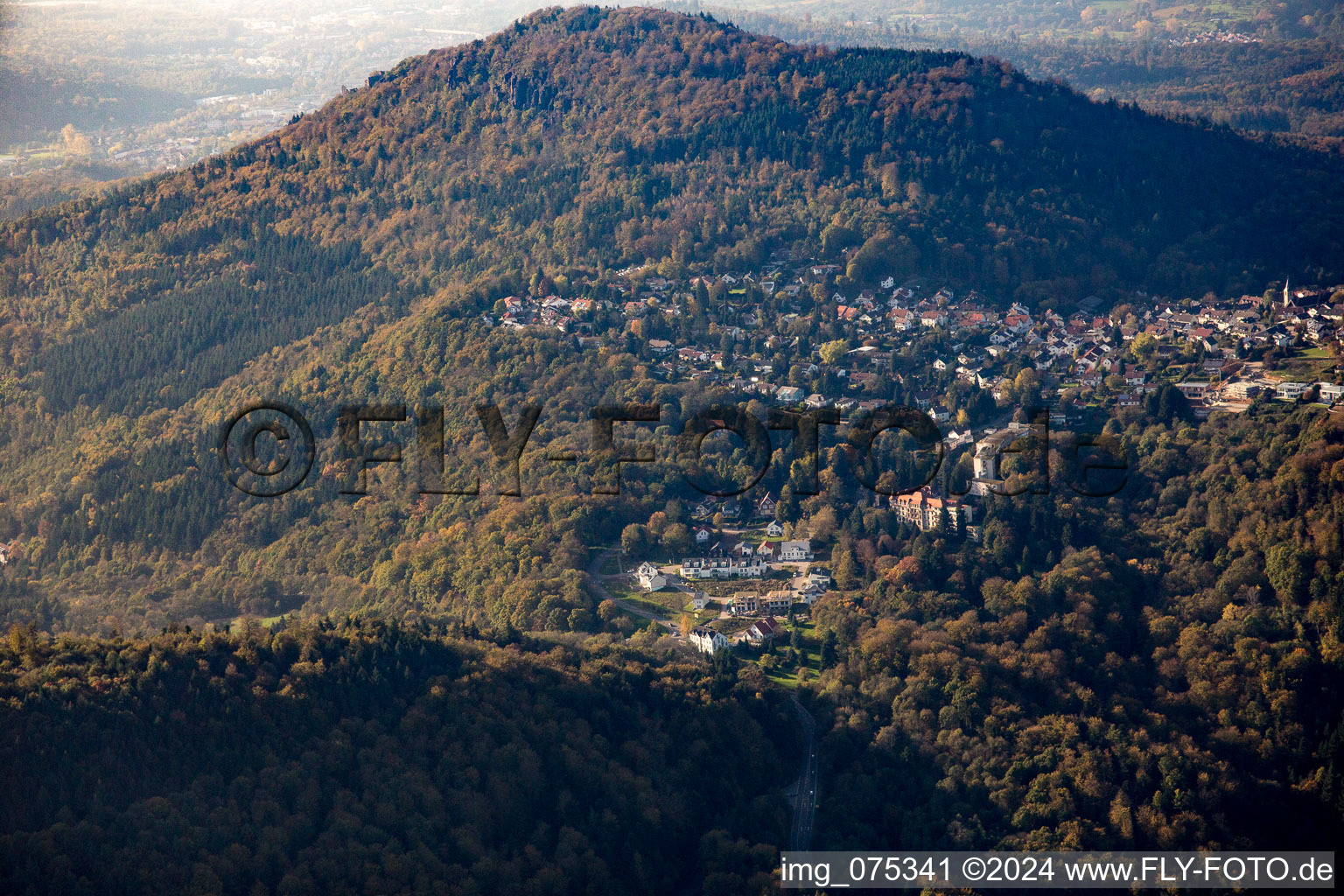 Photographie aérienne de Quartier Ebersteinburg in Baden-Baden dans le département Bade-Wurtemberg, Allemagne