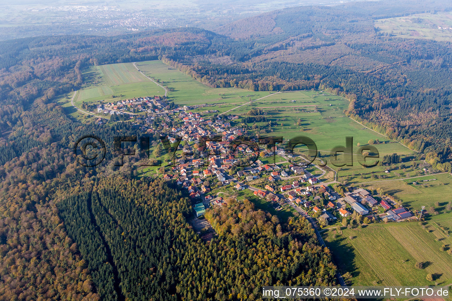 Vue aérienne de Quartier Freiolsheim in Gaggenau dans le département Bade-Wurtemberg, Allemagne