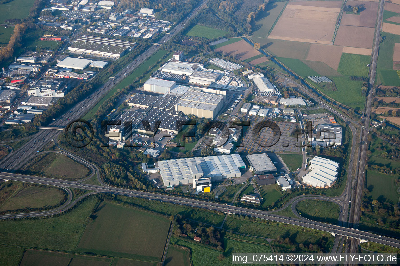 Quartier Durlach in Karlsruhe dans le département Bade-Wurtemberg, Allemagne depuis l'avion