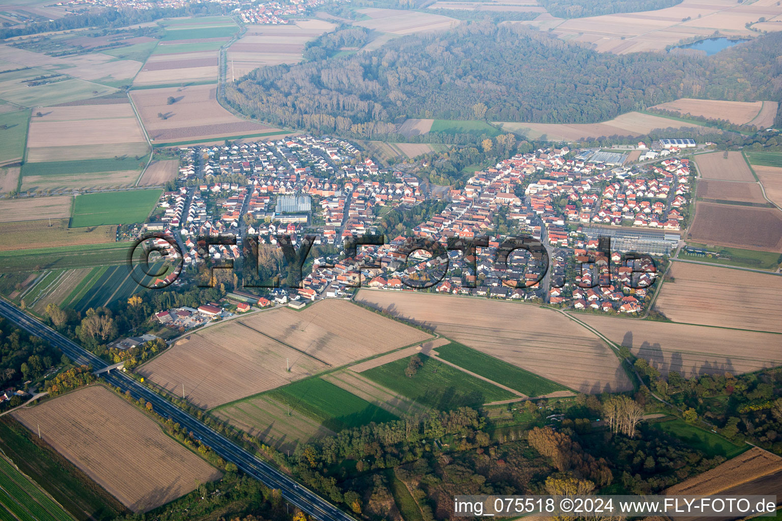 Kuhardt dans le département Rhénanie-Palatinat, Allemagne vue d'en haut