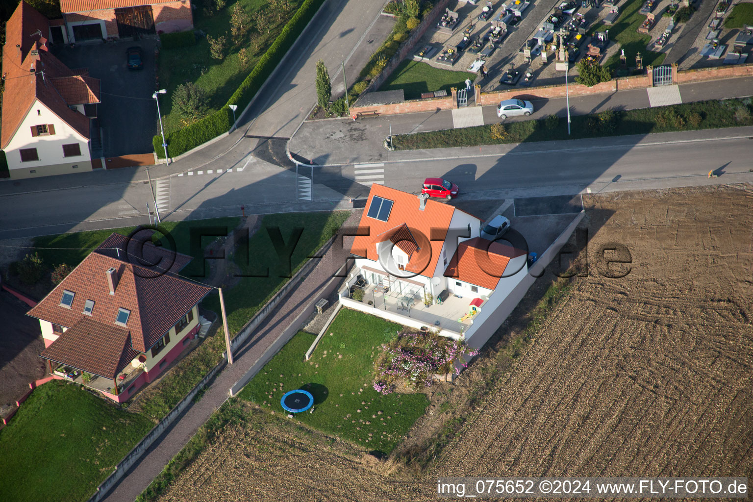 Buhl dans le département Bas Rhin, France d'en haut