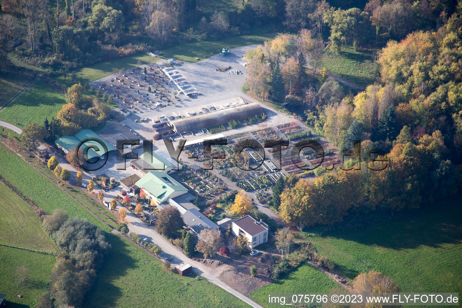 Vue aérienne de Berg dans le département Rhénanie-Palatinat, Allemagne