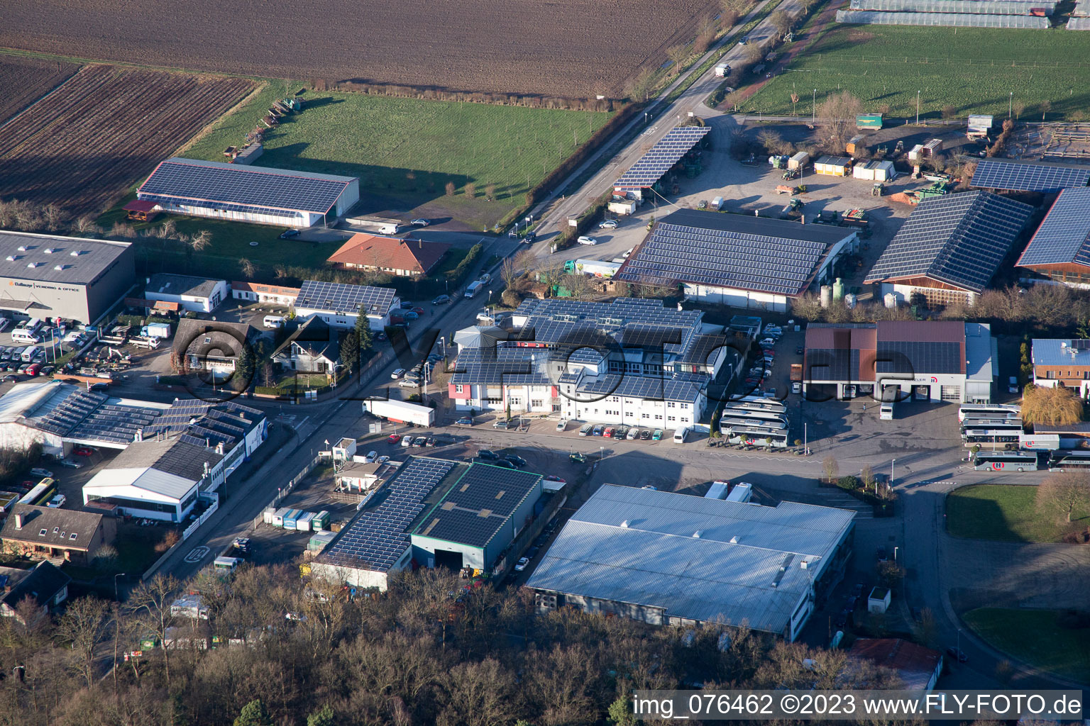 Photographie aérienne de Quartier Herxheim in Herxheim bei Landau dans le département Rhénanie-Palatinat, Allemagne