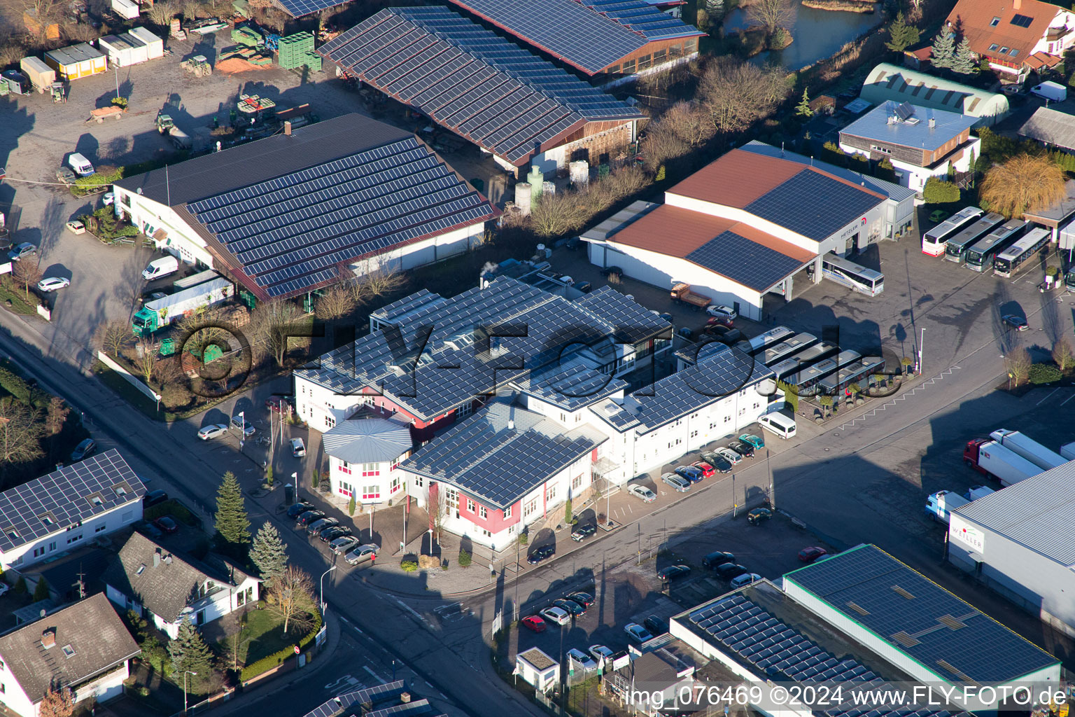 Quartier Herxheim in Herxheim bei Landau dans le département Rhénanie-Palatinat, Allemagne vue du ciel