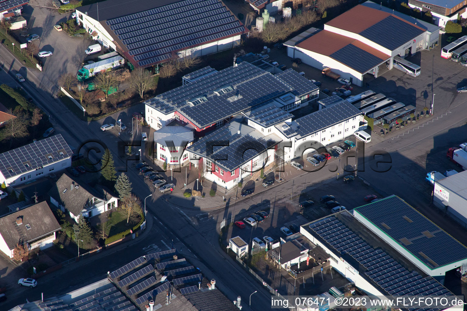 Image drone de Quartier Herxheim in Herxheim bei Landau dans le département Rhénanie-Palatinat, Allemagne