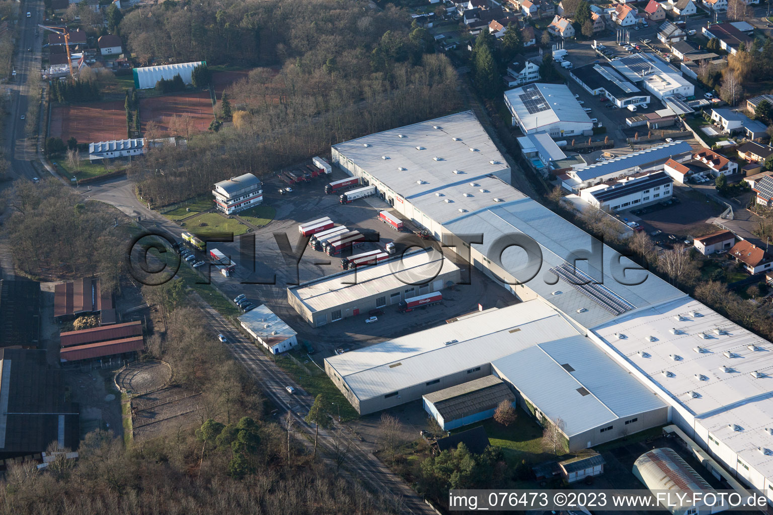 Quartier Herxheim in Herxheim bei Landau dans le département Rhénanie-Palatinat, Allemagne d'un drone