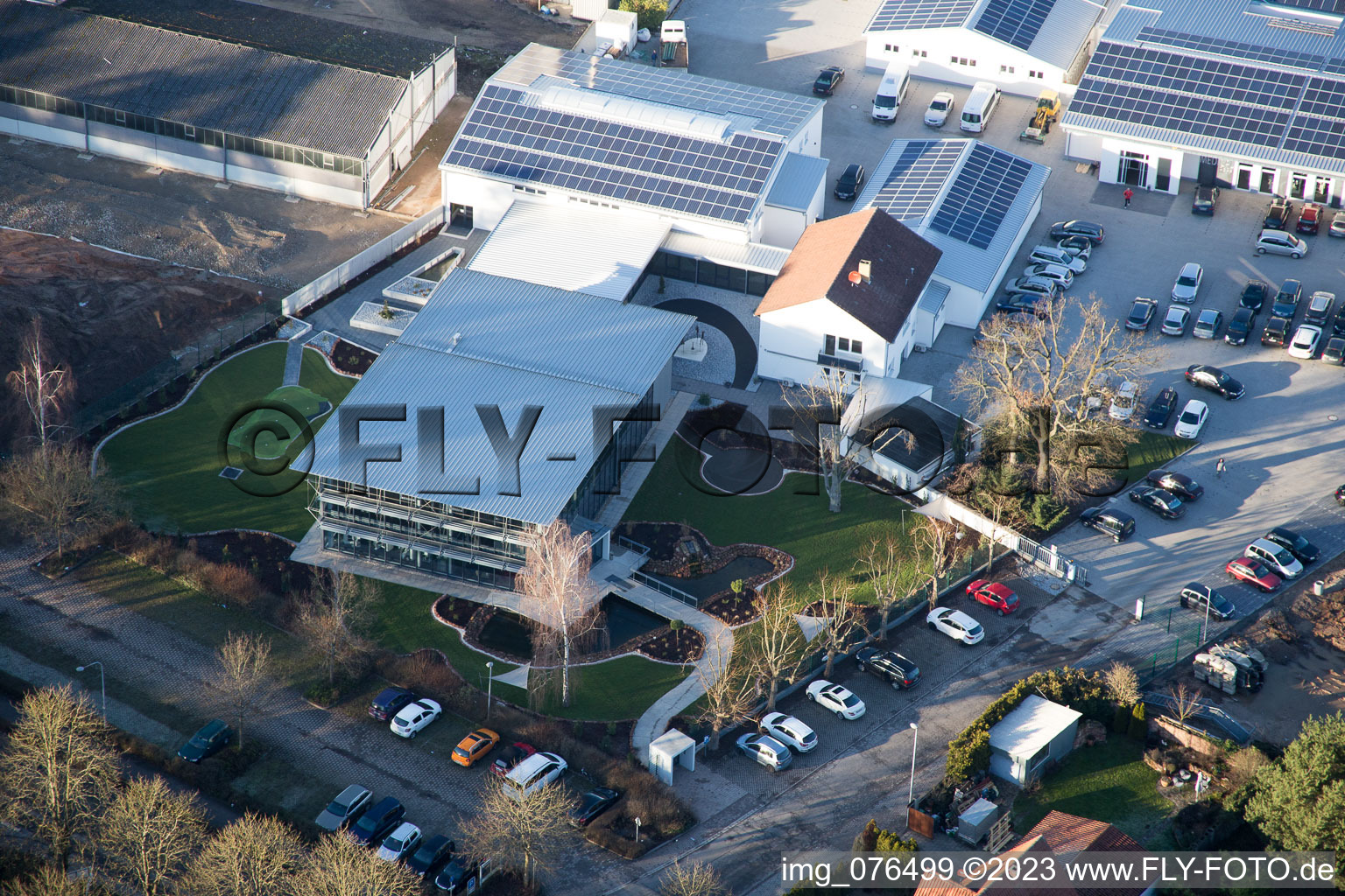 Image drone de Quartier Herxheim in Herxheim bei Landau dans le département Rhénanie-Palatinat, Allemagne