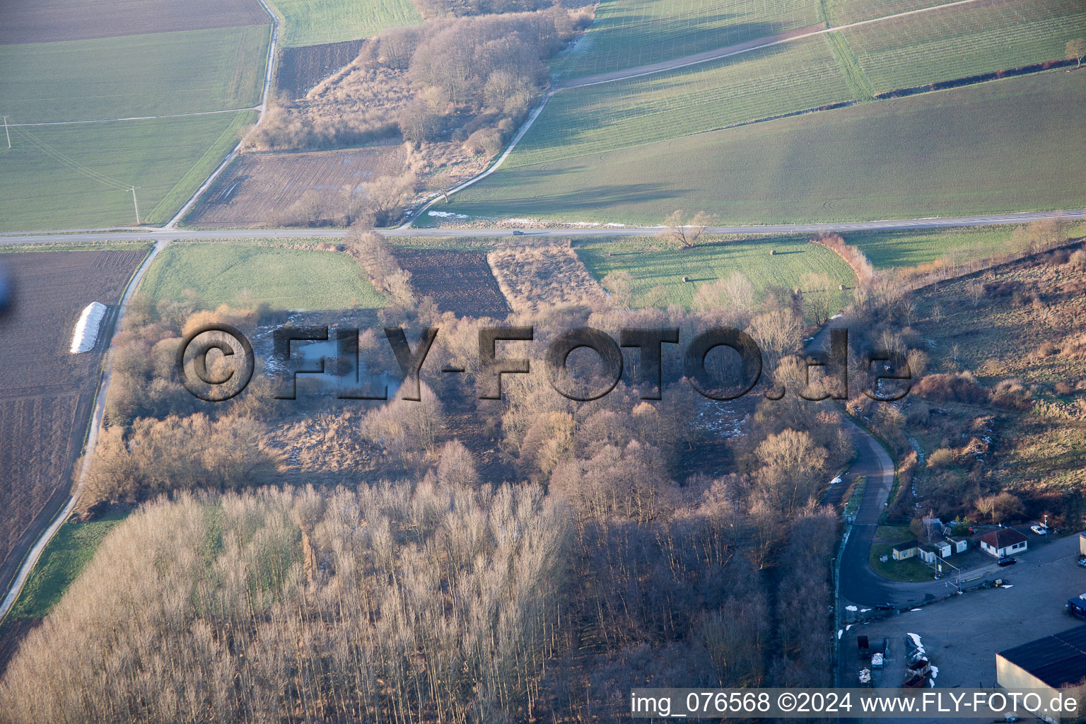 Vue aérienne de Décharge à Niederhorbach dans le département Rhénanie-Palatinat, Allemagne