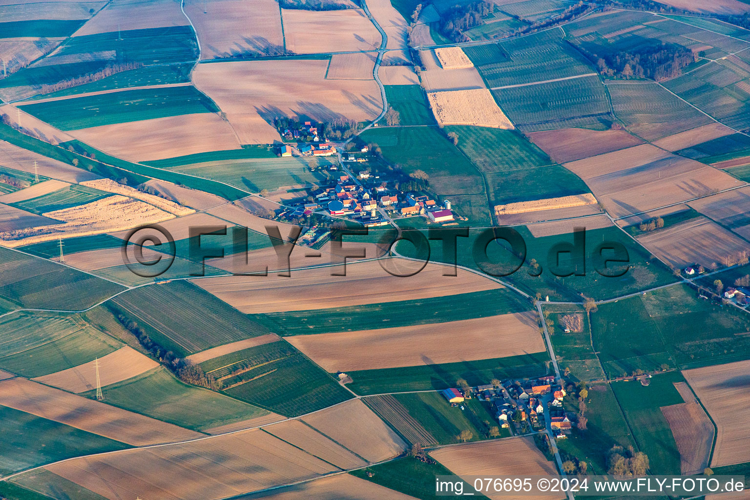 Photographie aérienne de Deutschhof dans le département Rhénanie-Palatinat, Allemagne