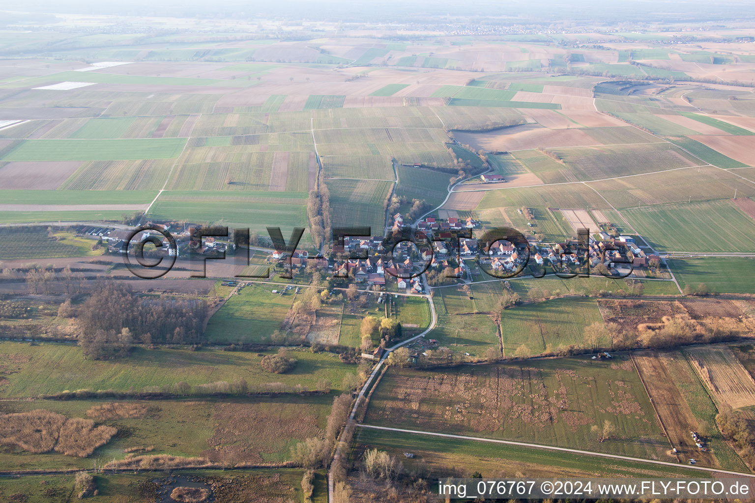 Hergersweiler dans le département Rhénanie-Palatinat, Allemagne d'en haut