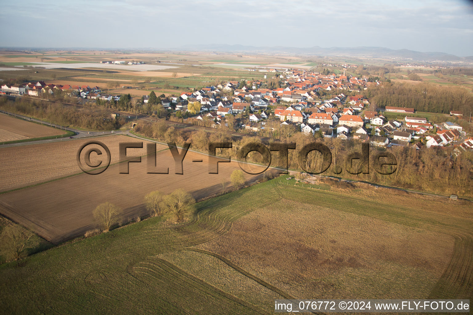 Winden dans le département Rhénanie-Palatinat, Allemagne vue du ciel