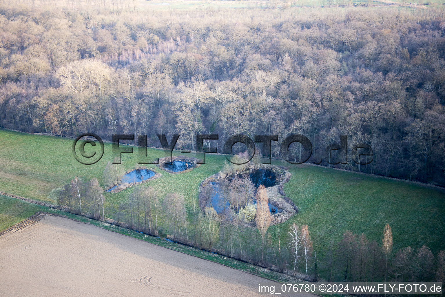 Photographie aérienne de Höfen dans le département Rhénanie-Palatinat, Allemagne