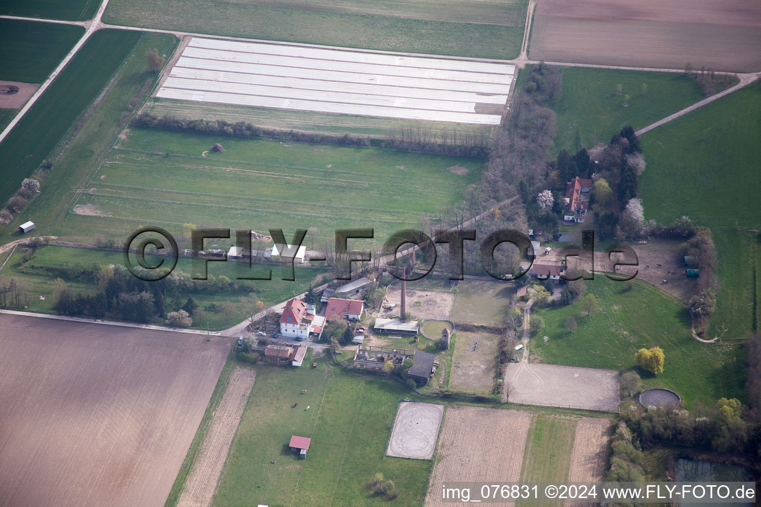 Harthausen dans le département Rhénanie-Palatinat, Allemagne d'en haut