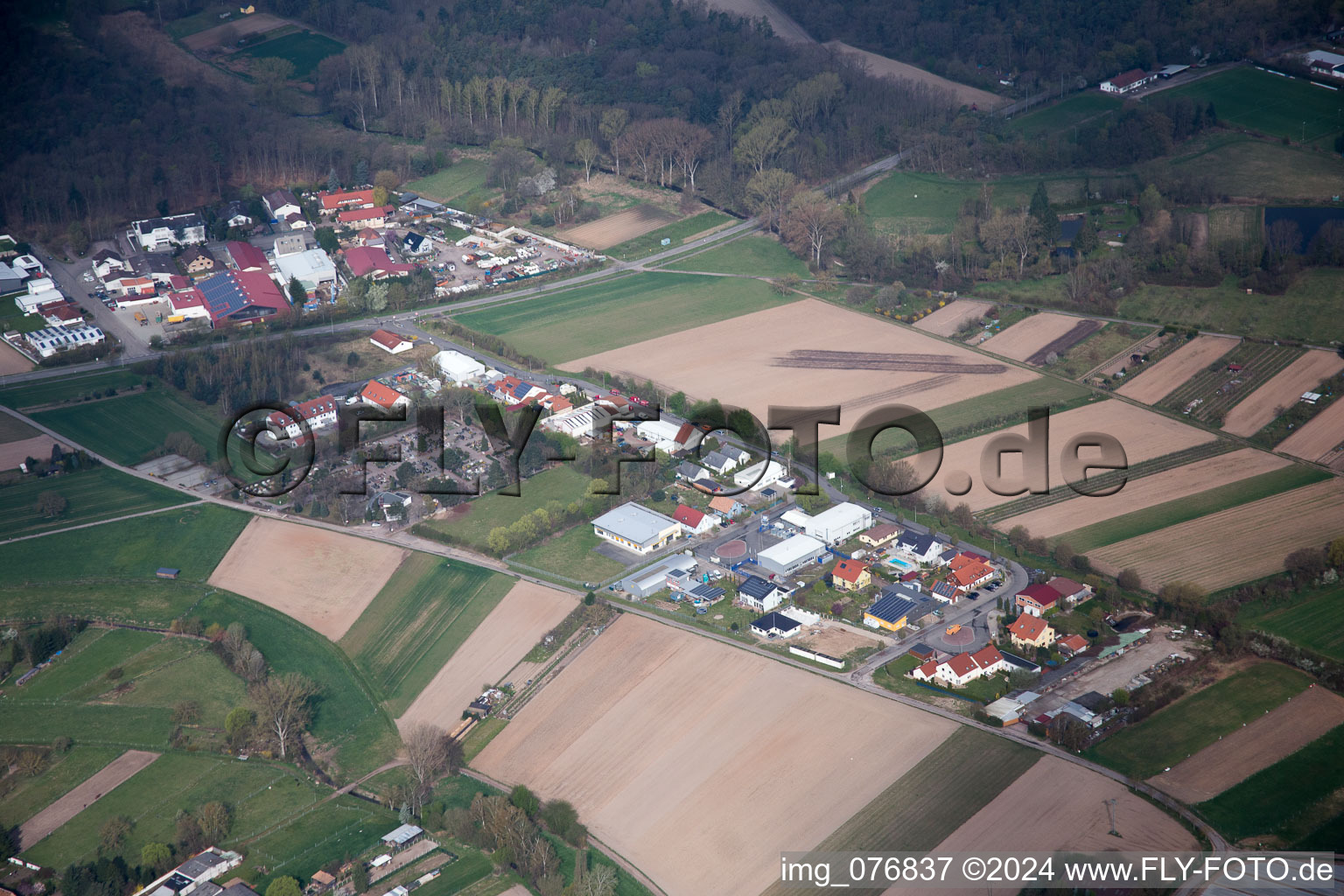 Harthausen dans le département Rhénanie-Palatinat, Allemagne vue du ciel