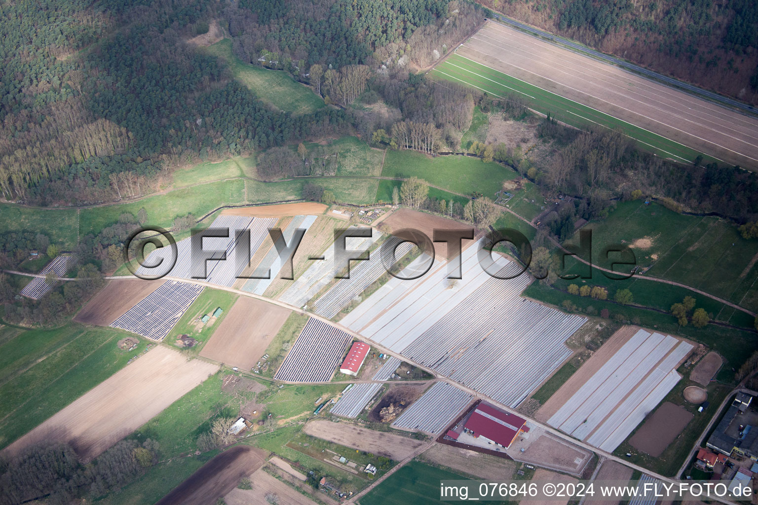 Photographie aérienne de Dudenhofen dans le département Rhénanie-Palatinat, Allemagne