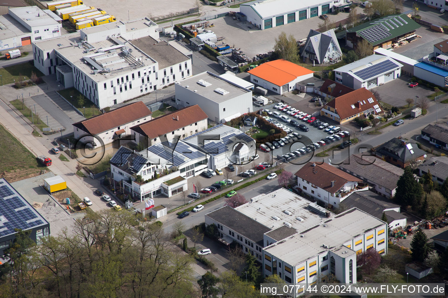 Photographie aérienne de Alsbach-Hähnlein dans le département Hesse, Allemagne