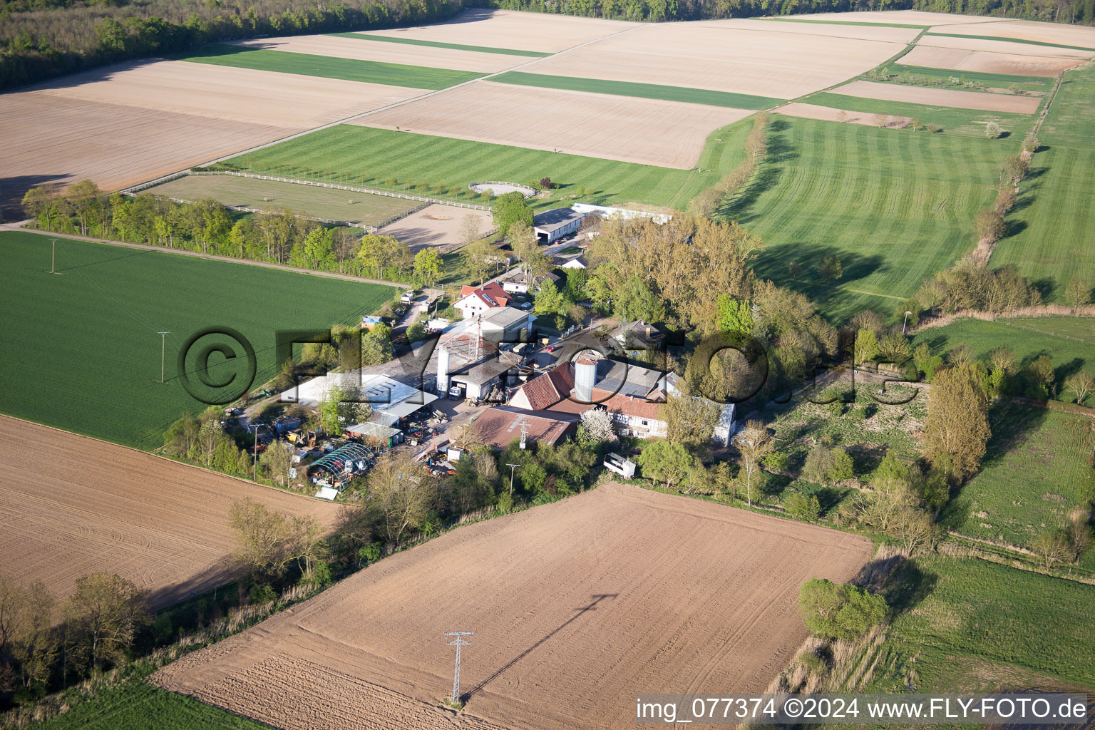 Photographie aérienne de Winden dans le département Rhénanie-Palatinat, Allemagne