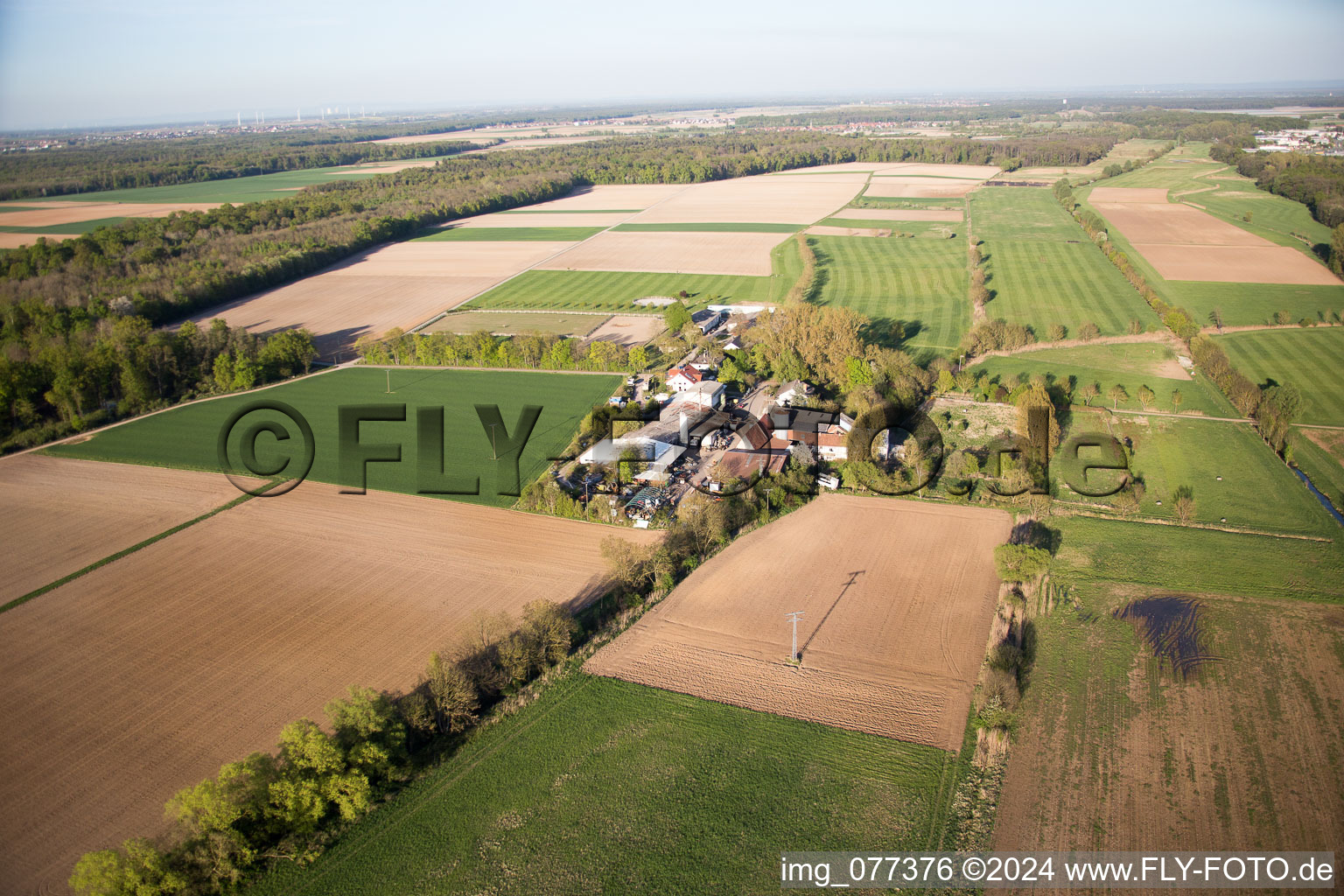 Vue oblique de Winden dans le département Rhénanie-Palatinat, Allemagne