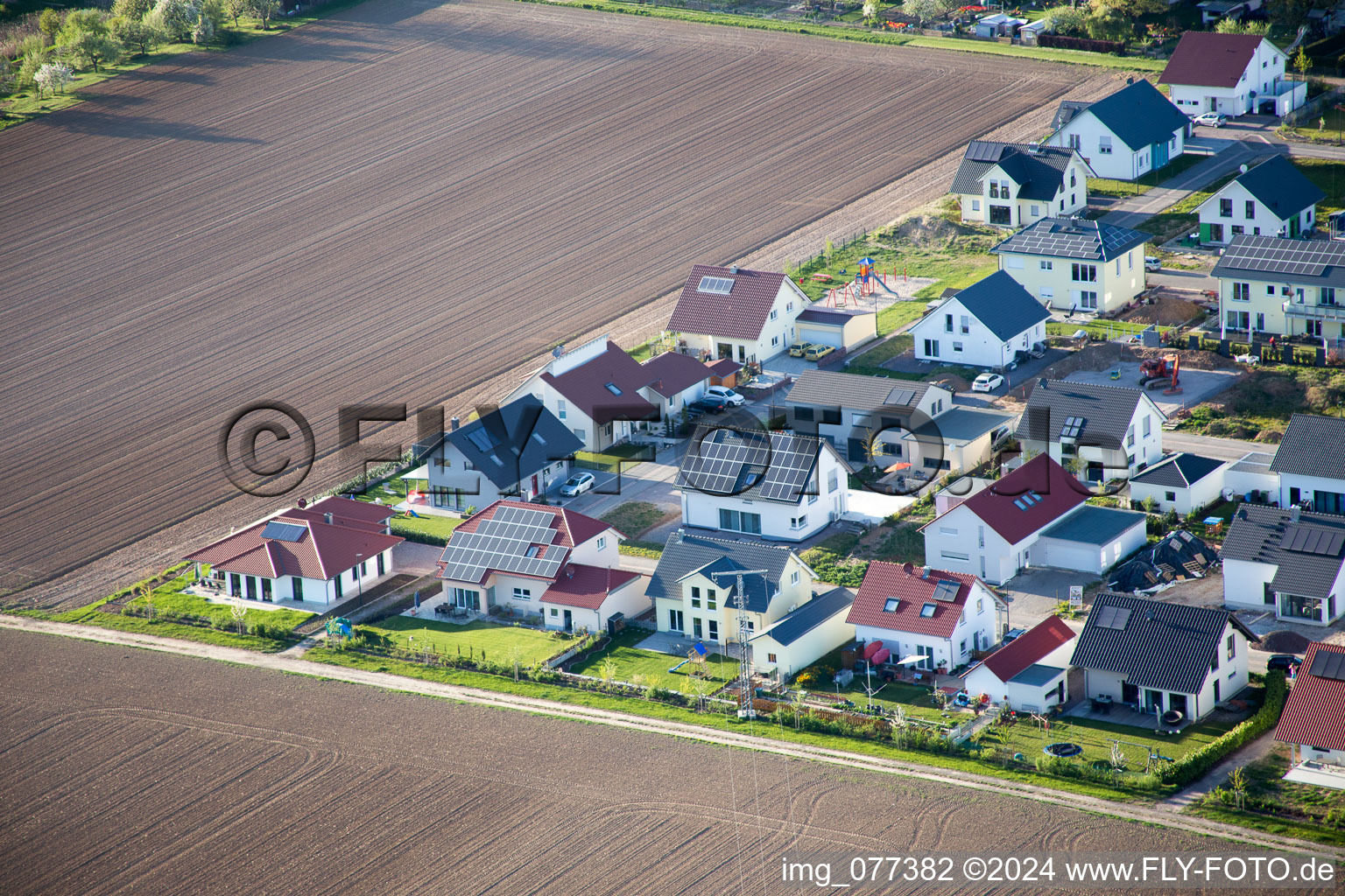 Image drone de Steinweiler dans le département Rhénanie-Palatinat, Allemagne