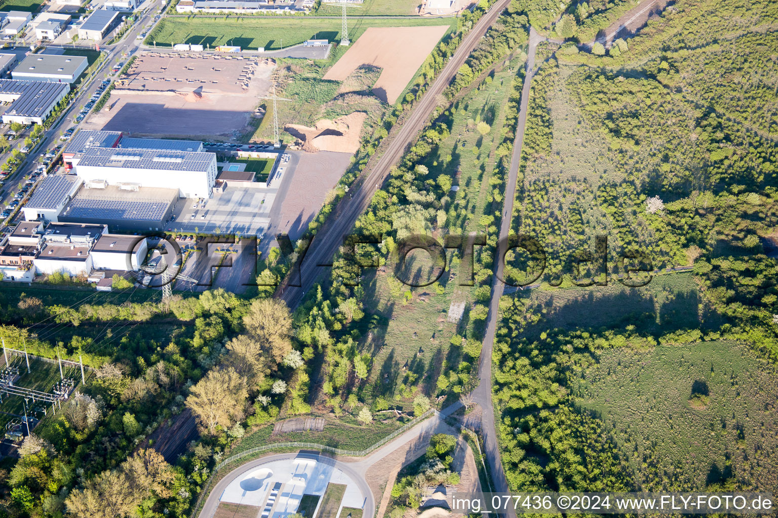 Photographie aérienne de Salon national des jardins 2015 à Landau in der Pfalz dans le département Rhénanie-Palatinat, Allemagne