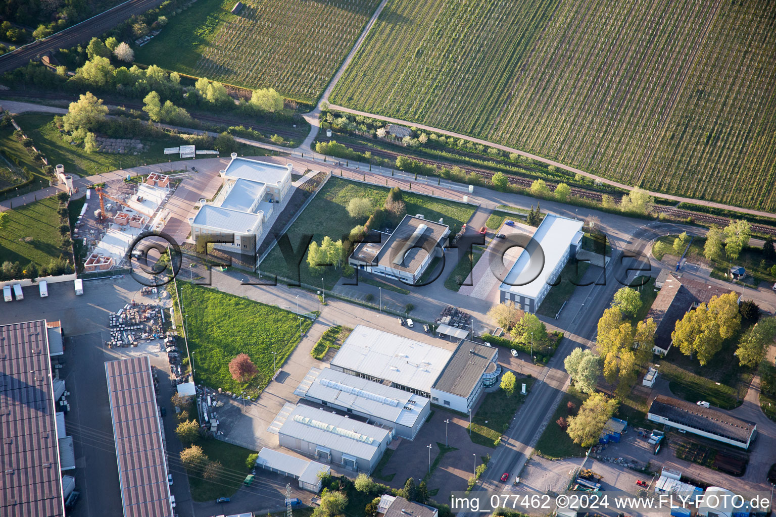 Photographie aérienne de Zone industrielle du Nord à Landau in der Pfalz dans le département Rhénanie-Palatinat, Allemagne