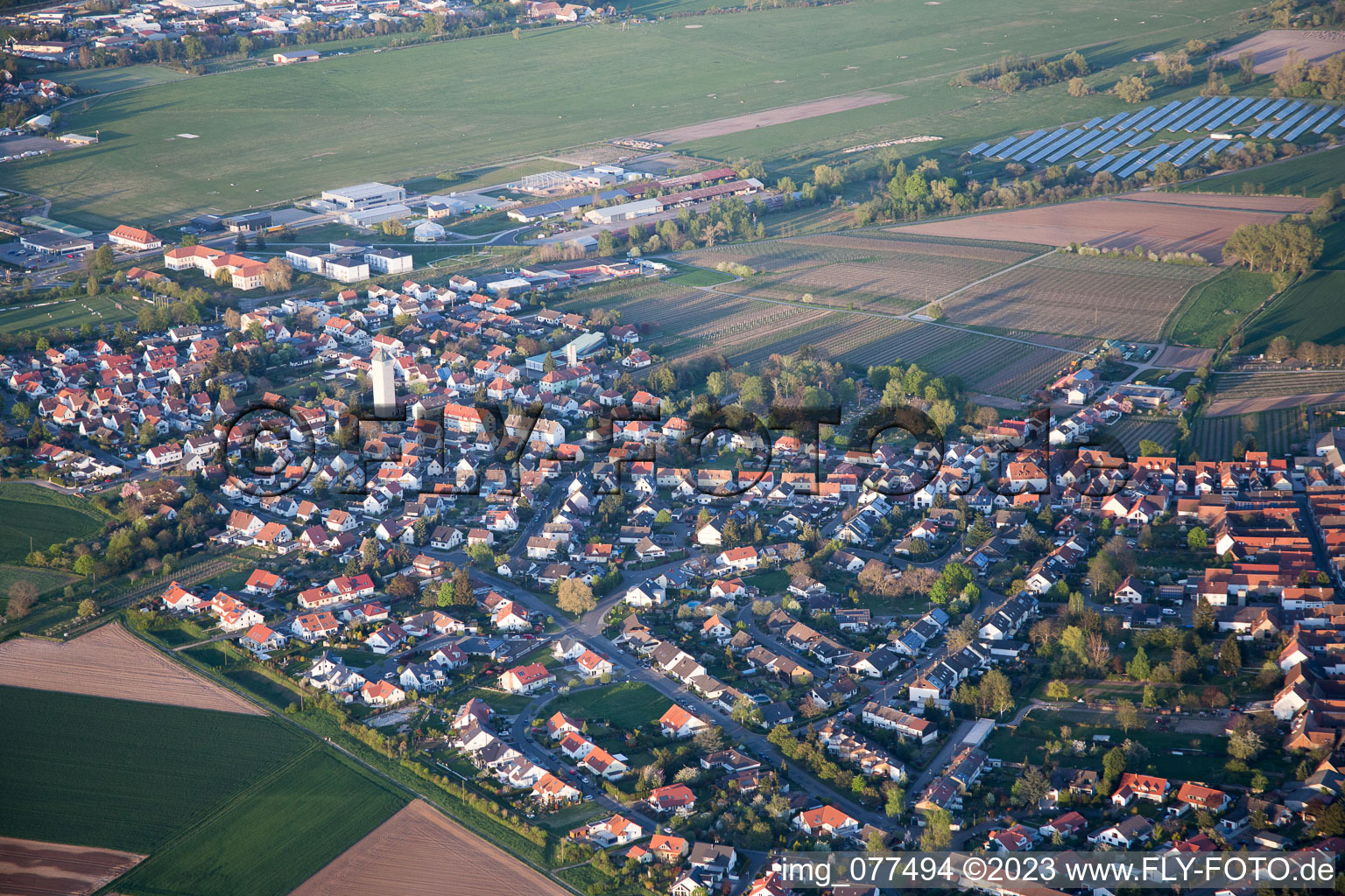 Photographie aérienne de Quartier Lachen in Neustadt an der Weinstraße dans le département Rhénanie-Palatinat, Allemagne