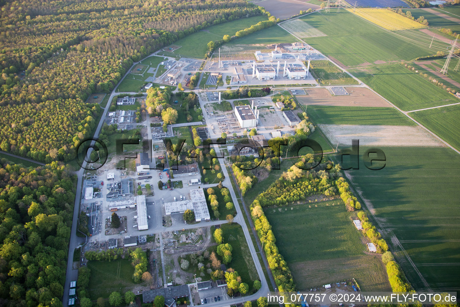 Réseau ouvert Europe à Alsbach-Hähnlein dans le département Hesse, Allemagne hors des airs