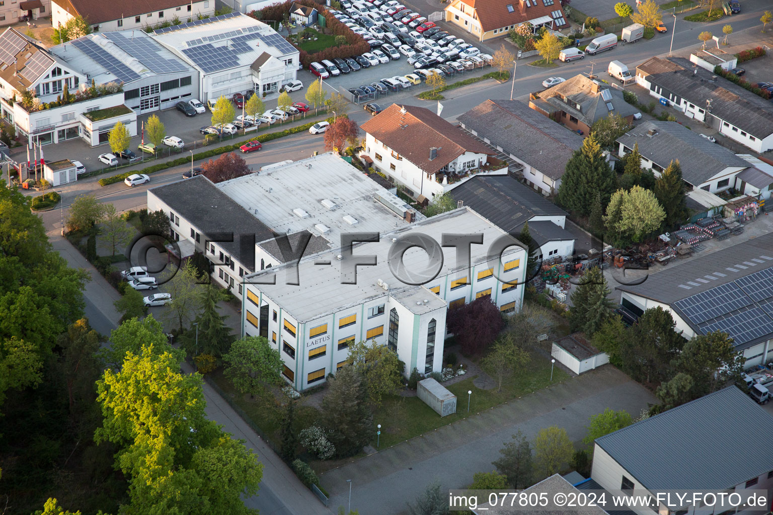 Alsbach-Hähnlein dans le département Hesse, Allemagne vue du ciel