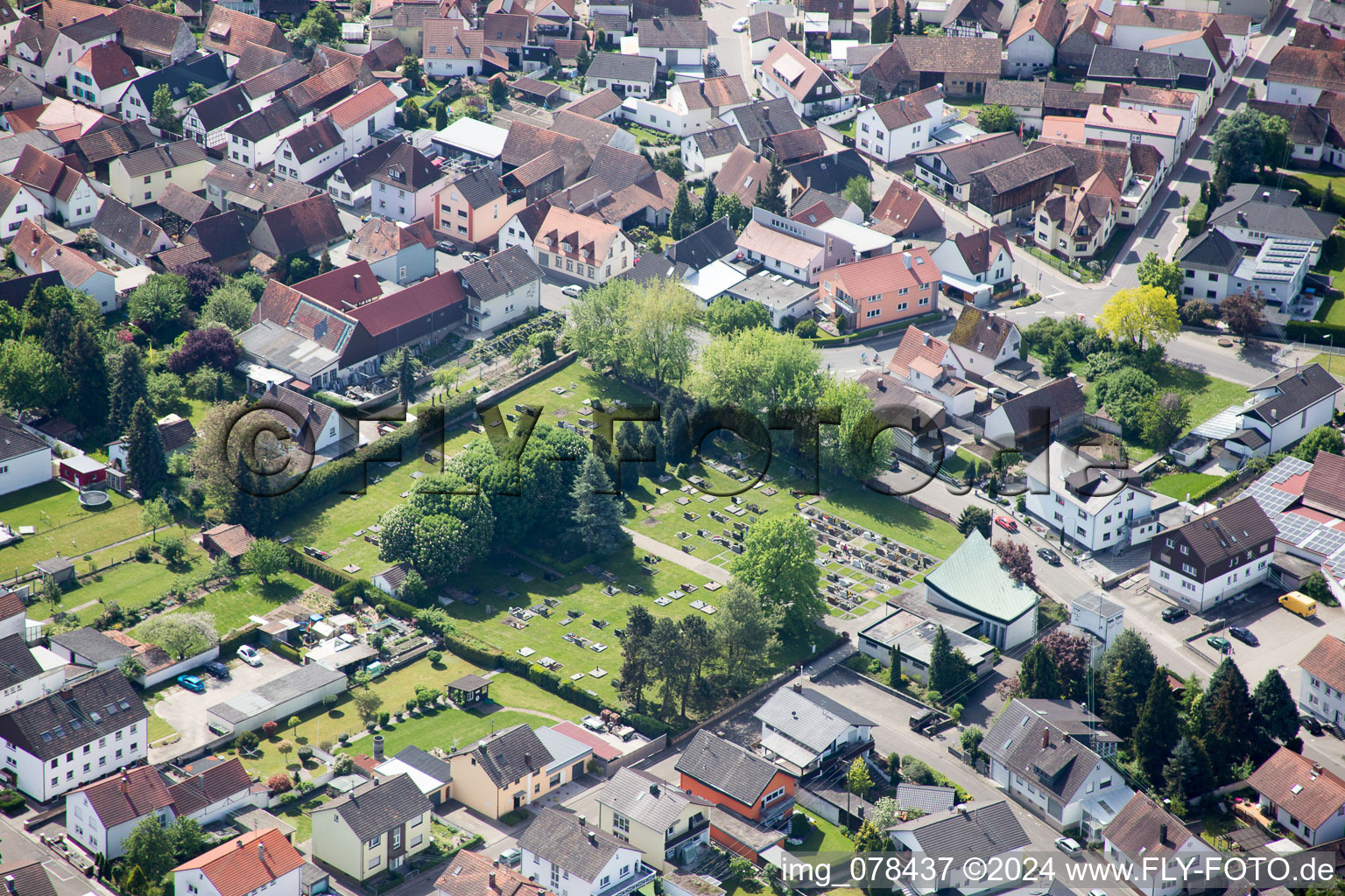 Photographie aérienne de Hagenbach dans le département Rhénanie-Palatinat, Allemagne