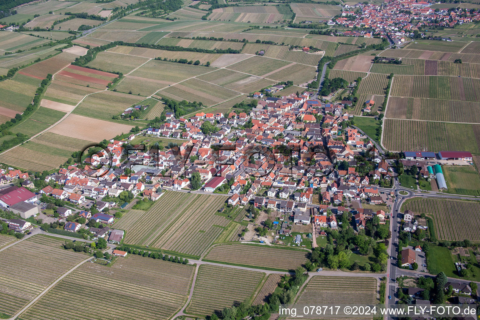 Vue aérienne de Quartier Ungstein in Bad Dürkheim dans le département Rhénanie-Palatinat, Allemagne