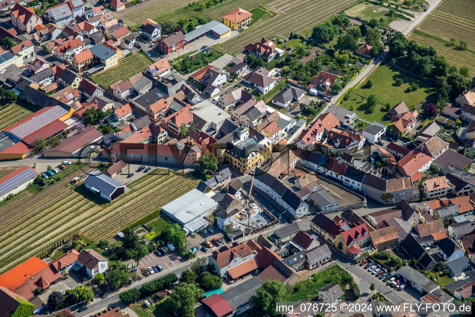 Photographie aérienne de Quartier Herxheim in Herxheim am Berg dans le département Rhénanie-Palatinat, Allemagne