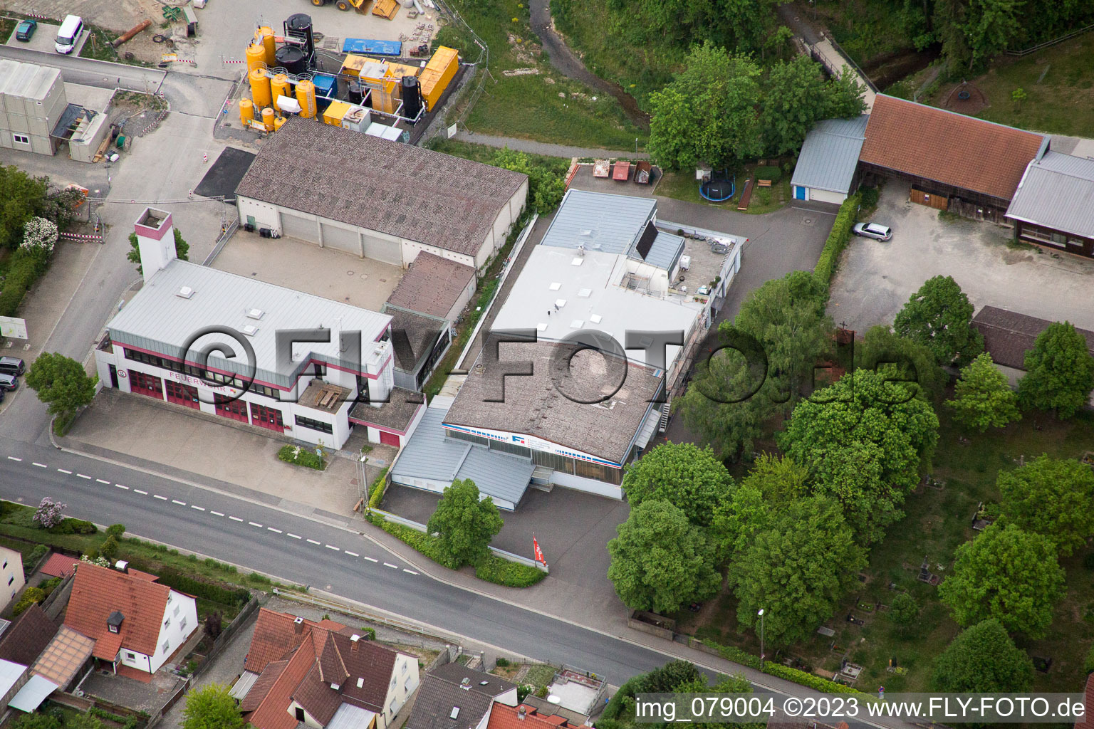 Photographie aérienne de Fuchs Metallbau GmbH Hofheimer Straße à Schonungen dans le département Bavière, Allemagne