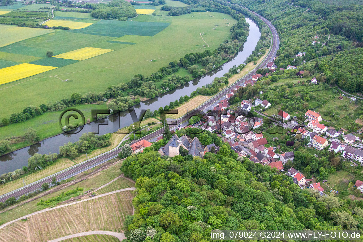 Mainberg dans le département Bavière, Allemagne d'en haut