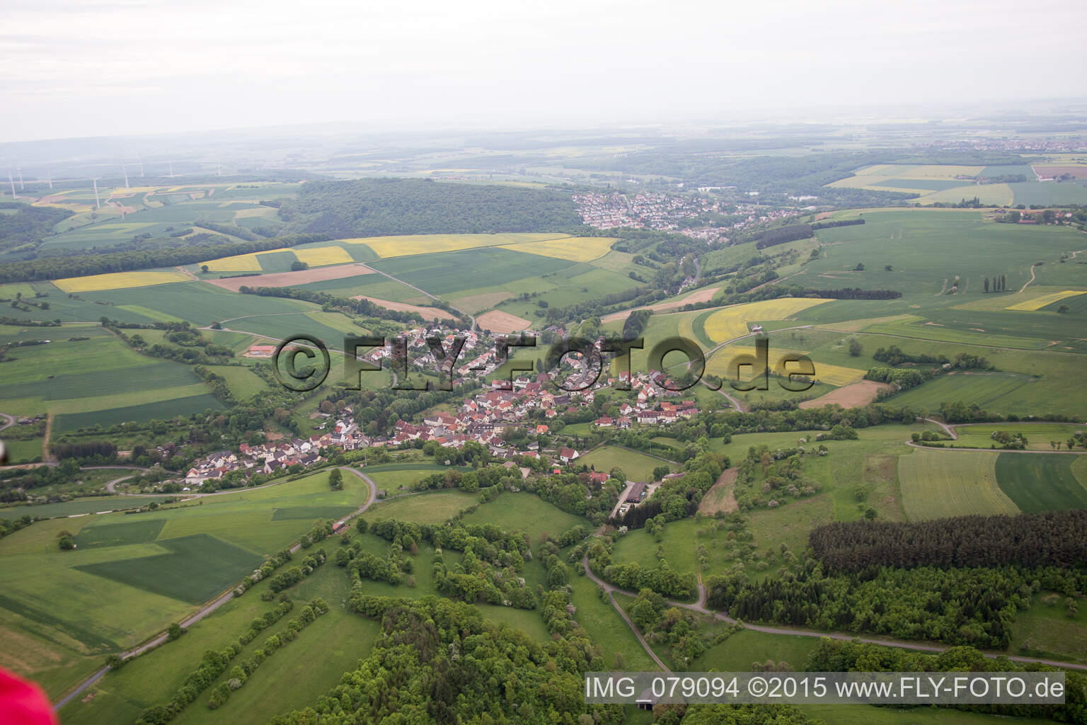 Image drone de Schonungen dans le département Bavière, Allemagne