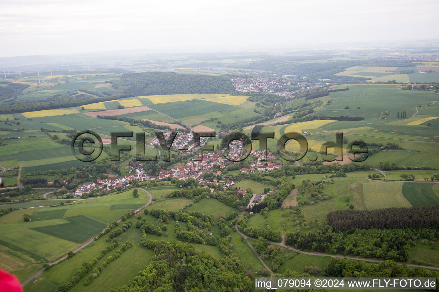 Image drone de Schonungen dans le département Bavière, Allemagne