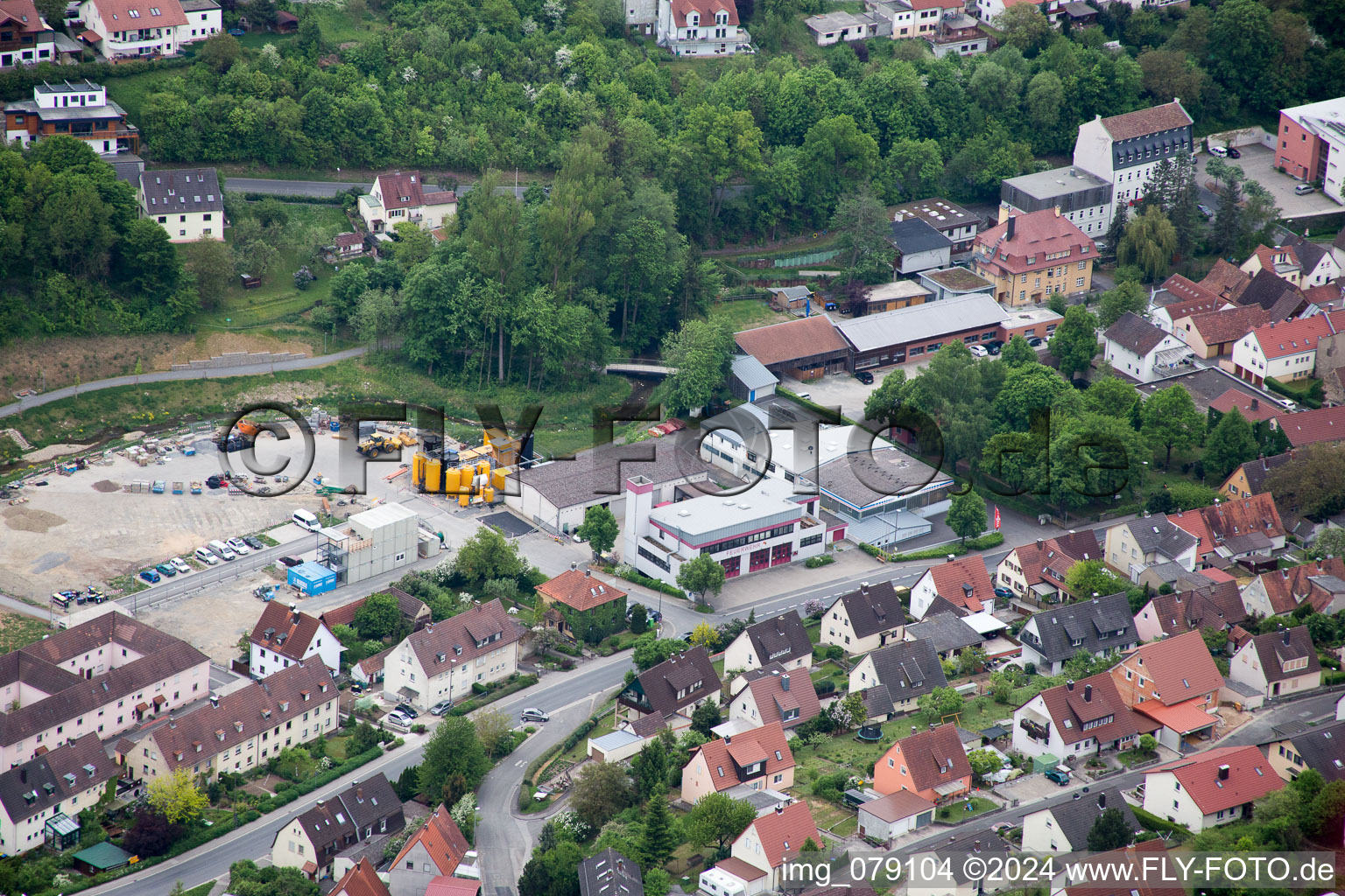 Schonungen dans le département Bavière, Allemagne d'en haut