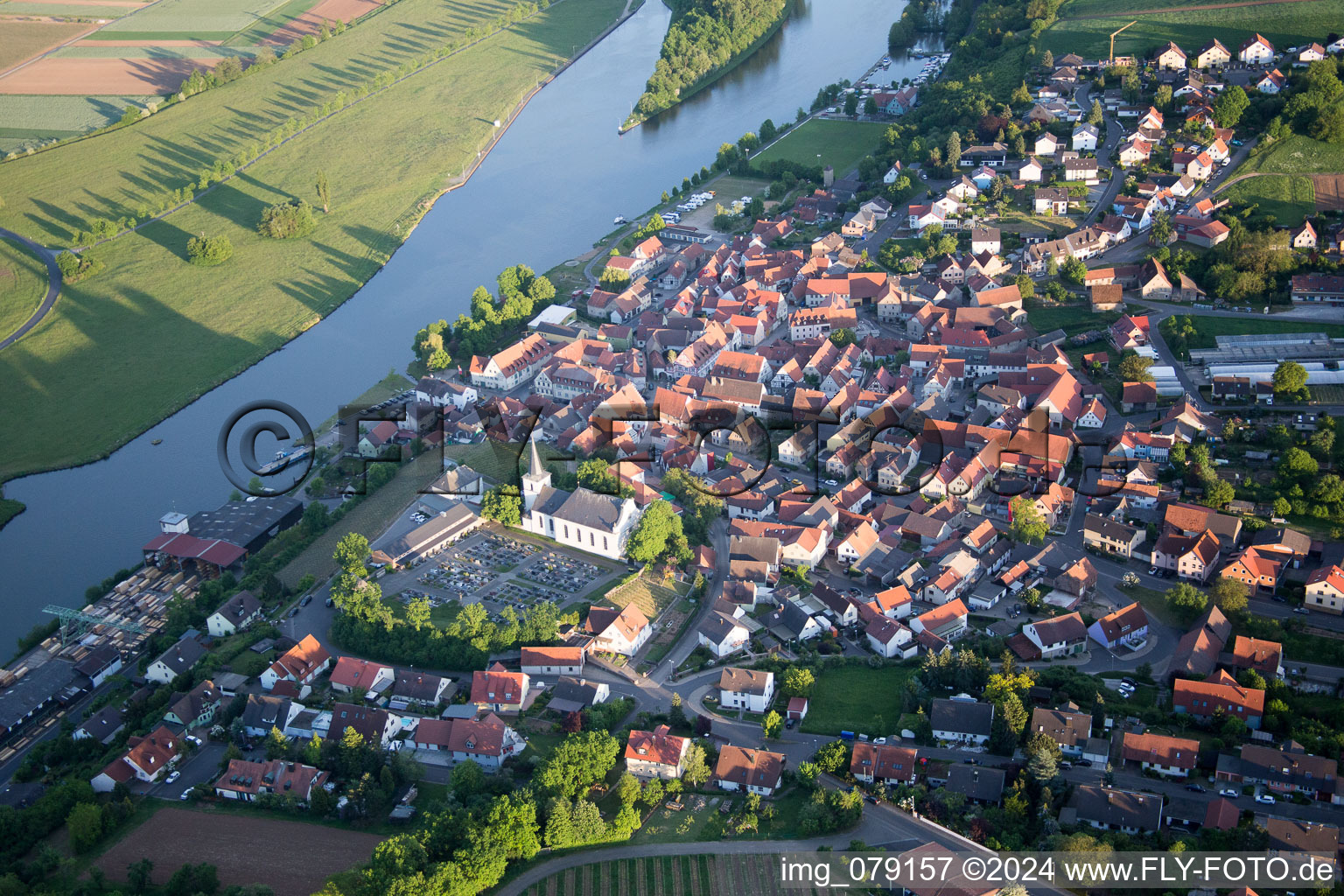 Wipfeld dans le département Bavière, Allemagne d'en haut