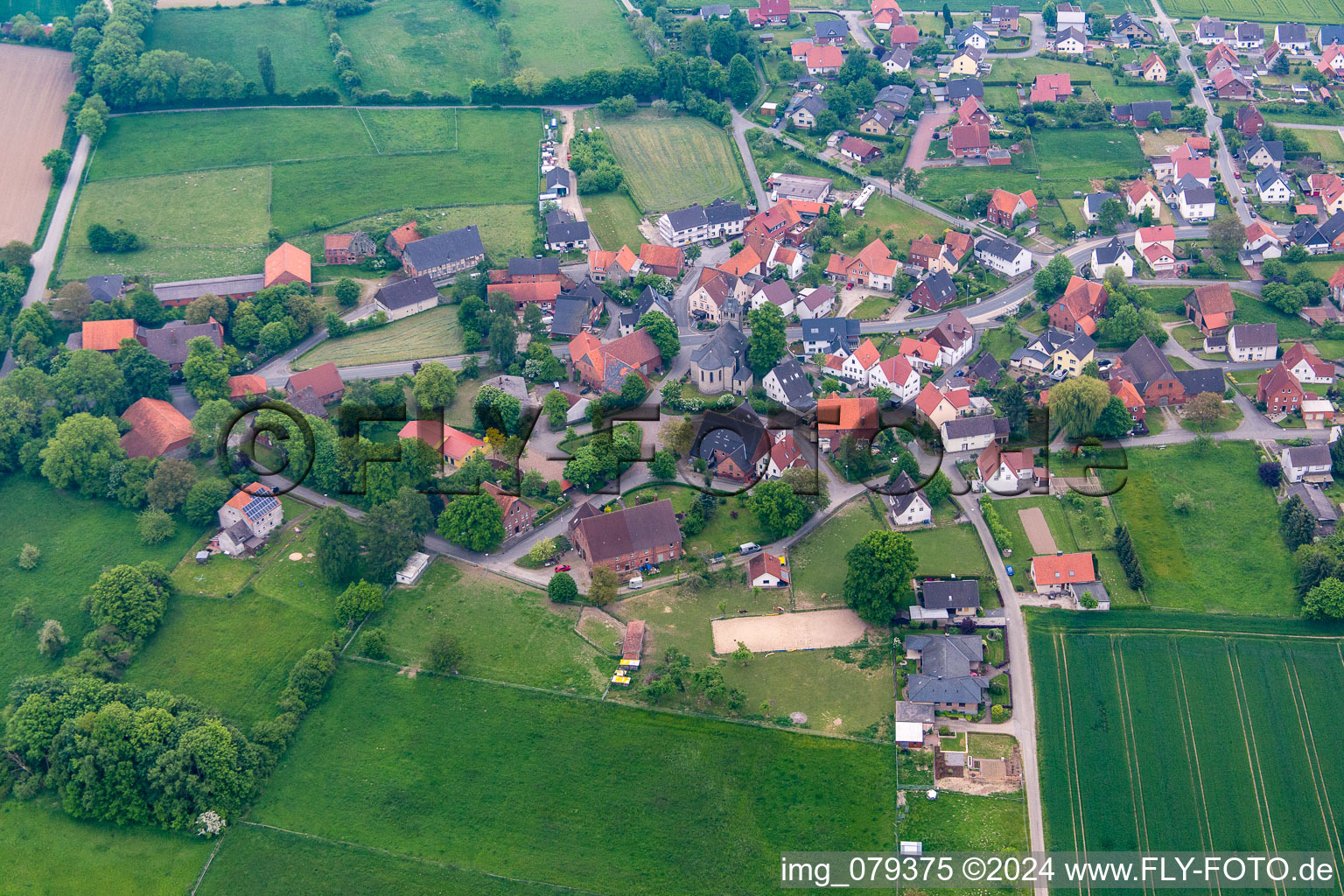 Vue aérienne de Quartier Rolfzen in Steinheim dans le département Rhénanie du Nord-Westphalie, Allemagne