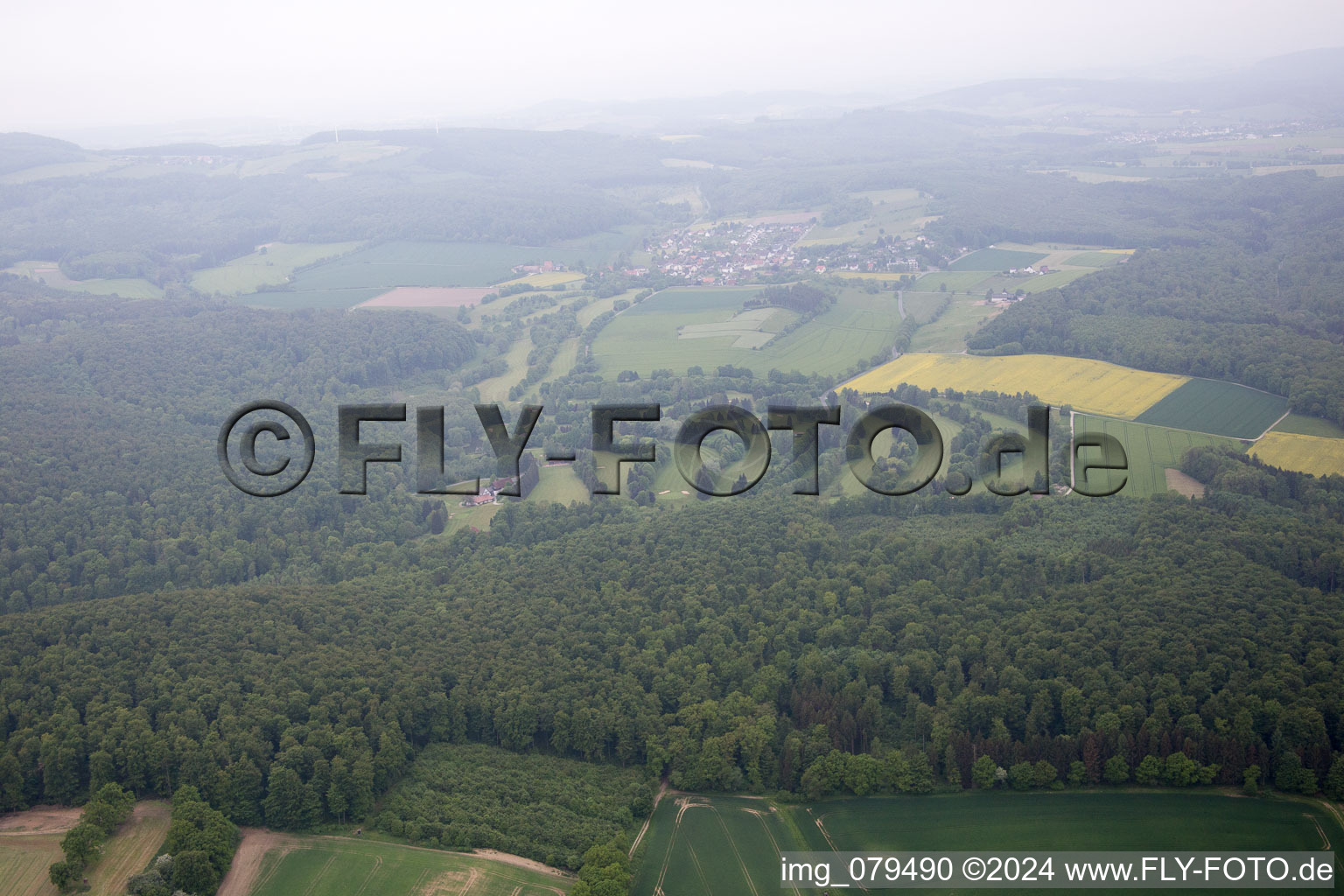 Meiborssen dans le département Basse-Saxe, Allemagne vue d'en haut