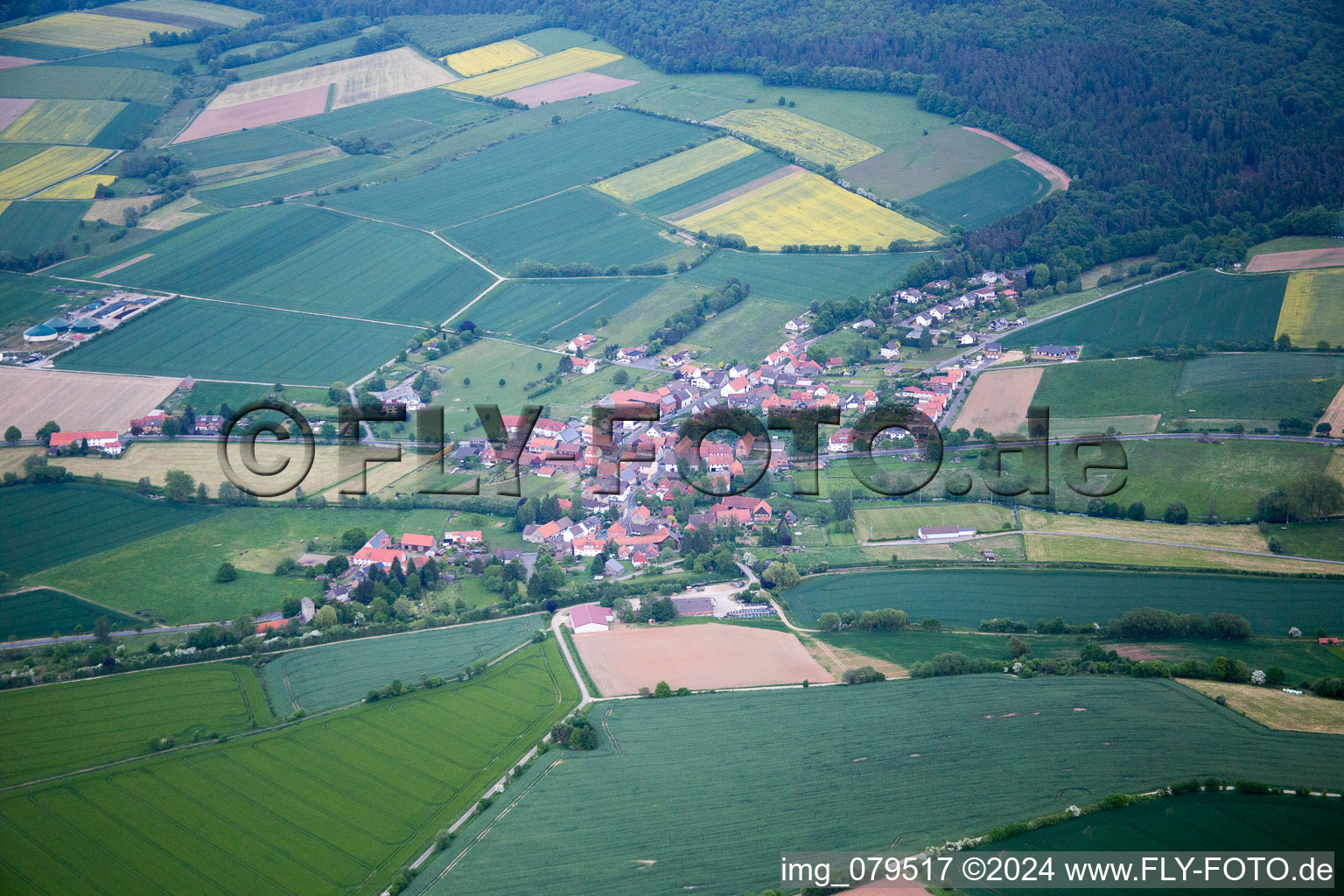 Photographie aérienne de Ahlbershausen dans le département Basse-Saxe, Allemagne